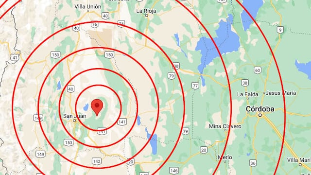 Sismo en San Juan.