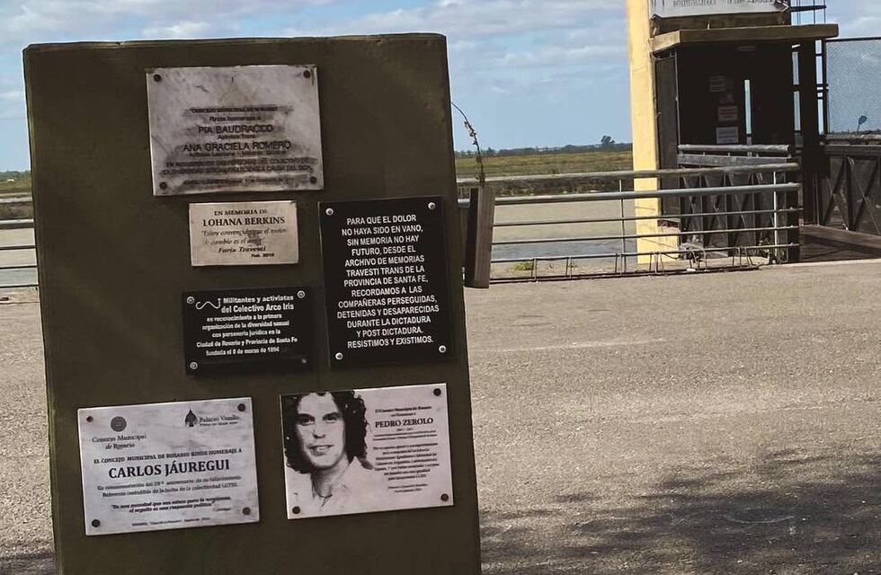 Destrozaron la placa de Lohana Berkins en el Paseo de la Diversidad de Rosario