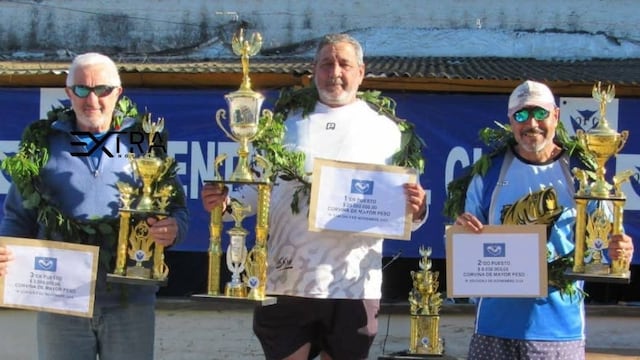 El puntaltense Carlos Berjecio se adjudicó la 10° edición del Concurso a la Corvina Mayor.