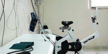 Equipos del área de cardiología del Hospital de Rafaela