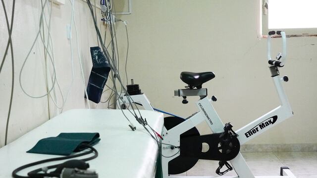 Equipos del área de cardiología del Hospital de Rafaela