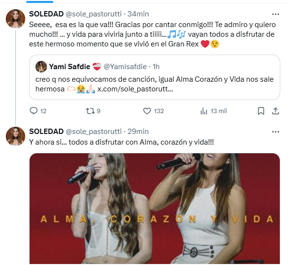 Soledad Pastorutti no se quedó callada y le respondió a Yamie Safdie