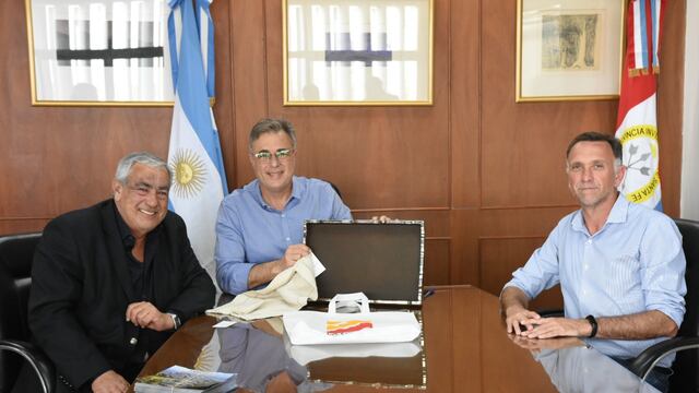 El intendente de La Cumbre visitó Rafaela