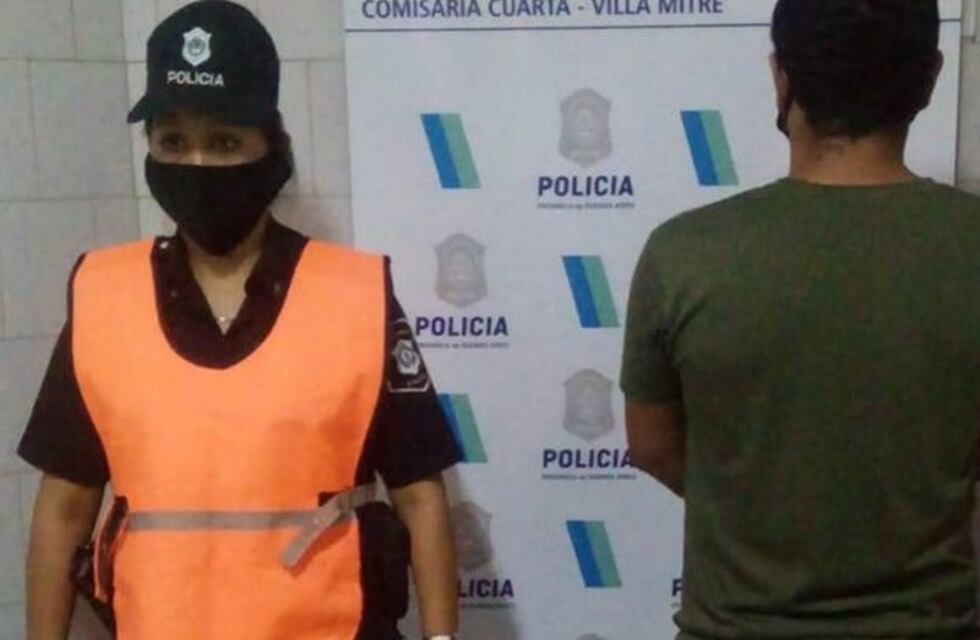 Golpeó a una mujer y fue detenido