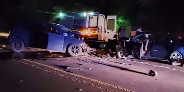 El choque frontal se produjo sobre la ruta nacional 14, a la altura del municipio de Arroyo del Medio, en Misiones.