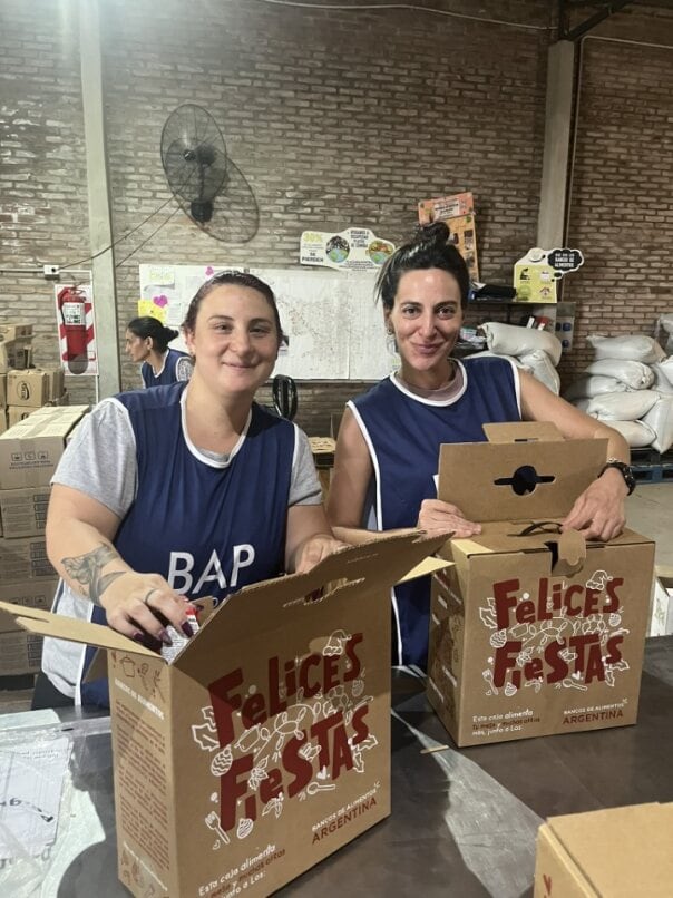 La historia de María Paz Montenegro Bernard y el crecimiento del Banco de Alimentos Paraná.