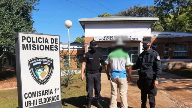 Eldorado: un hombre fue sorprendido robando de una construcción. Policía de Misiones