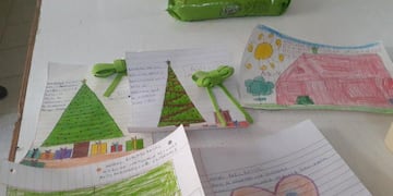 Una joven conmovió a sus vecinos por la carta que le escribió a Papá Noel.