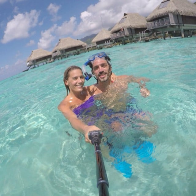 Rocío Marengo junto a Eduardo Fort. / Instagram