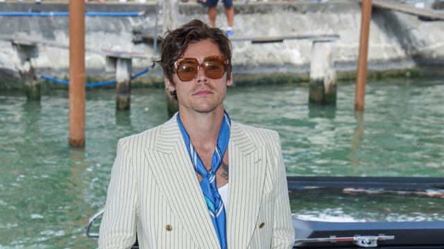 Harry Styles alteró el ritmo de la actual edición del Festival de Venecia. (AP)