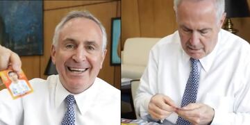 La emoción del embajador de Estados Unidos al encontrar a Messi.