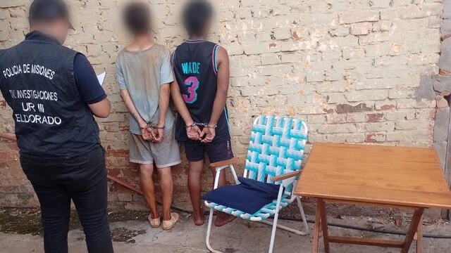 Eldorado: dos jóvenes detenidos tras sustraer objetos de la vivienda de un familiar.