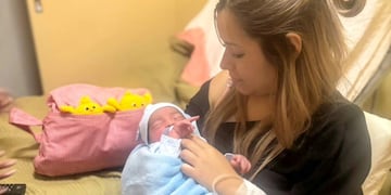 Maher Benjamín es el primer bebé del 2026 en Arroyito