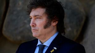 Javier Milei en Israel.