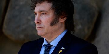 Javier Milei en Israel.