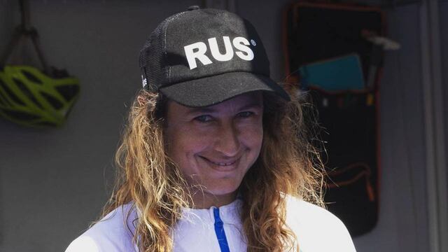 La abanderada argentina se olvidó su acreditación luego del festejo en Japón. (@matias_capizzano)