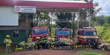 La Asociación de Bomberos Voluntarios de 9 de Julio recibe importante donación de la Fundación 911 de Estados Unidos.