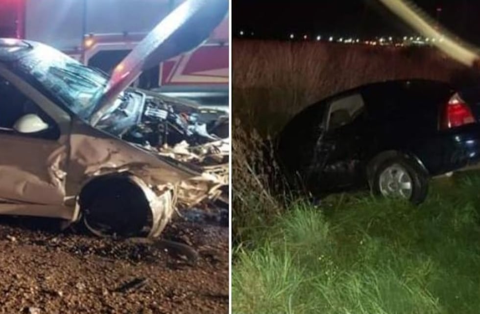 Un remis de Punta Alta chocó frontalmente con otro auto en Bahía