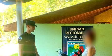 Recuperan en Puerto Iguazú una motocicleta que había sido robada.
