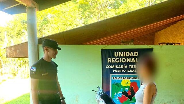 Recuperan en Puerto Iguazú una motocicleta que había sido robada.