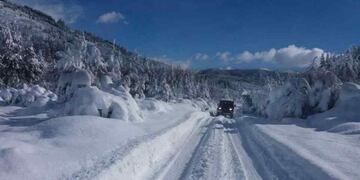 Bariloche amaneció repleta de nieve.