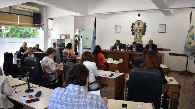 Foto de archivo de una sesión del Honorable Concejo Deliberante de Maipú.
