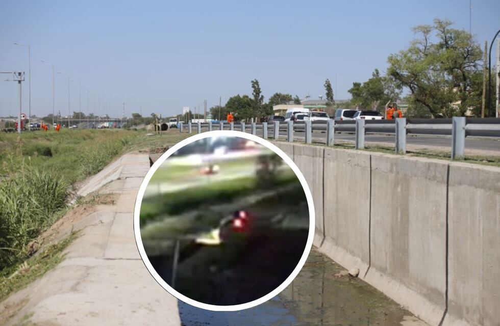 Córdoba: un conductor perdió el control y cayó al canal de la Circunvalación