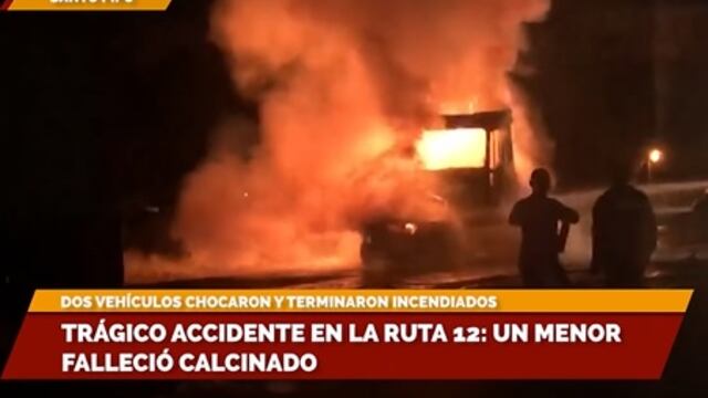 Accidente fatal en Santo Pipó: un niño fallecido.