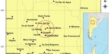Sismo en Córdoba este jueves.