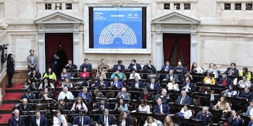 Sesión en la Cámara de Diputados por el presupuesto universitario y otros temas (Foto: HCDN)