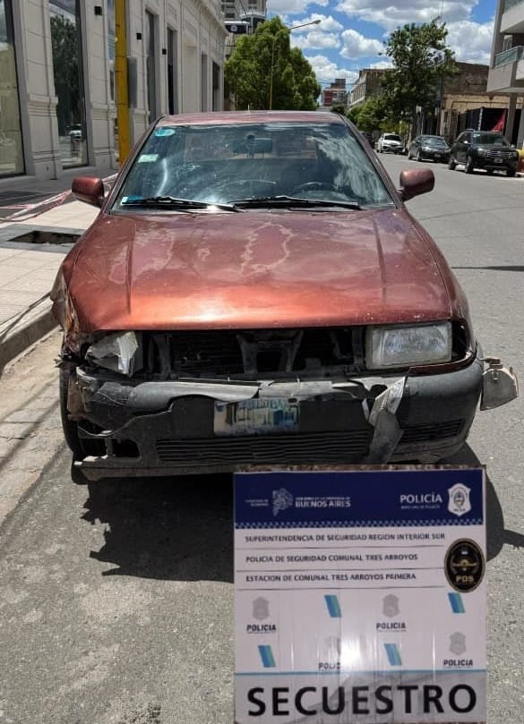 Tres Arroyos: Aprehendida por robar un auto