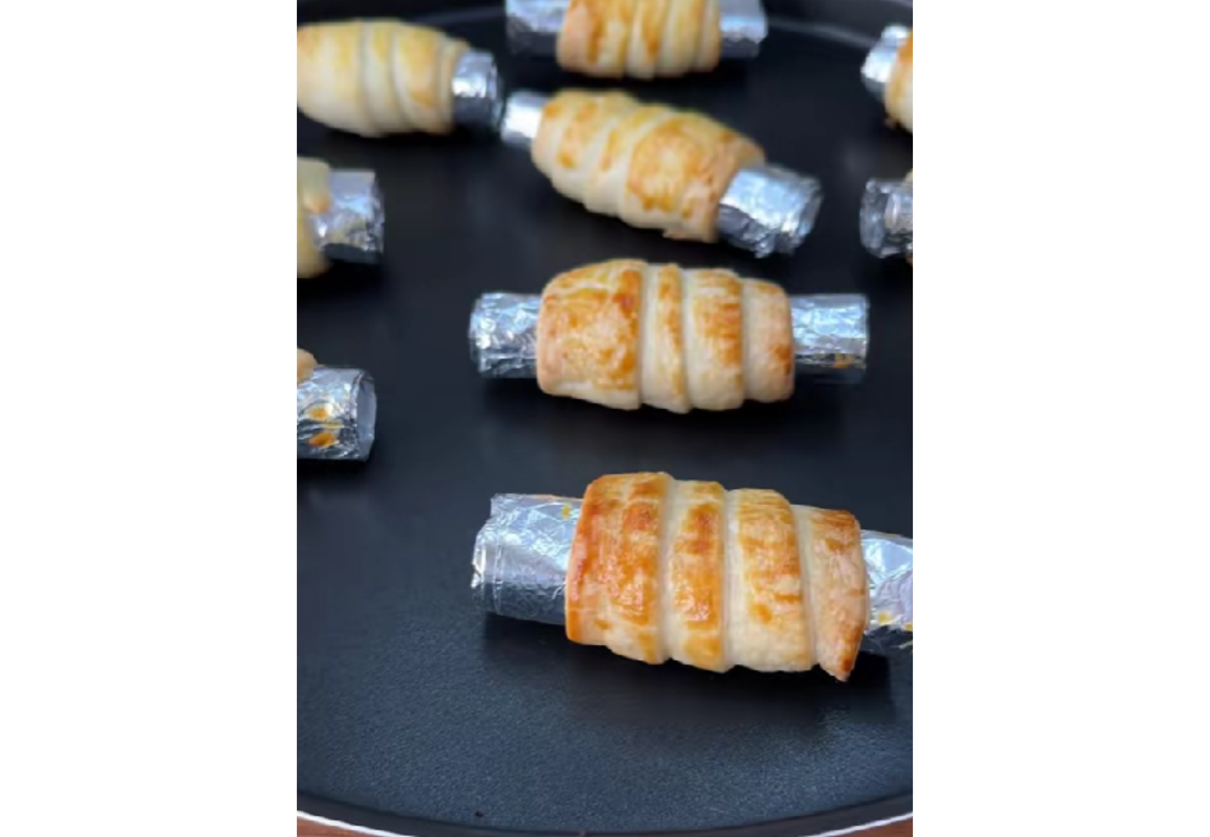 Así se hacen los cañoncitos de dulce de leche.