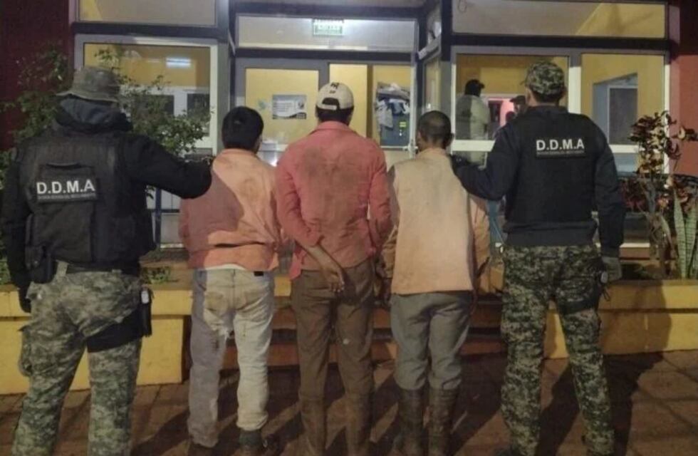 Tres hombres detenidos y armas secuestradas por caza furtiva en Comandante Andresito
