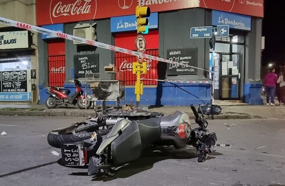 Bahía: falleció el conductor de una moto luego de chocar en zona céntrica