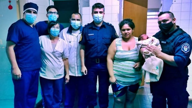 La Policía reanimó a un bebé.