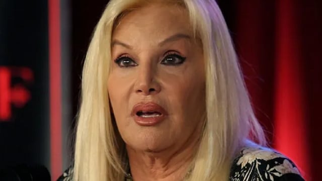 Susana Giménez, conductora de televisión.