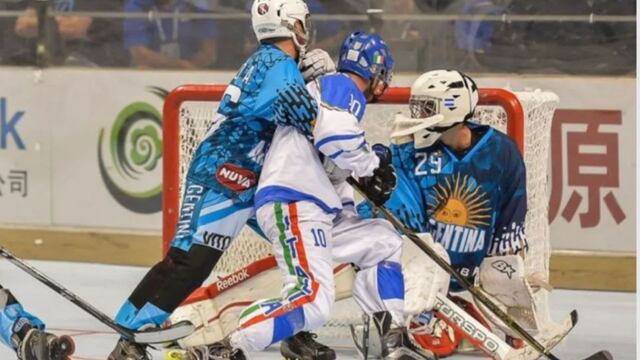 Hockey en línea Argentina en el Mundial.