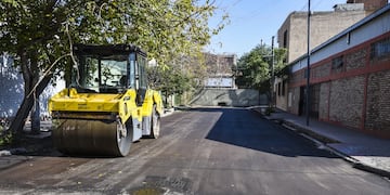 La comuna lleva adelante una nueva etapa del  Plan de Recuperación Vial. En este caso le tocó a calle Güiraldes de Dorrego. Gentileza MG