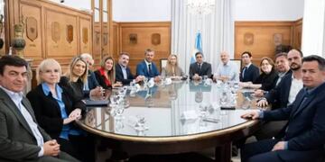 Karina Milei se reunió con diputados propios y aliados.