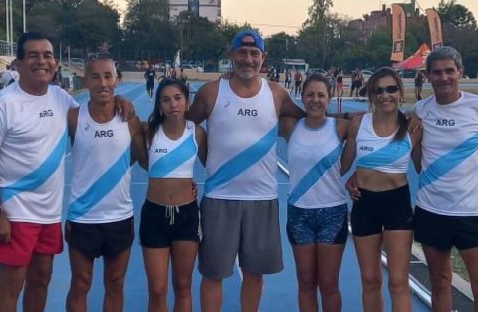 Medallas de todos los colores para el atletismo de Mendoza en el Gran Prix de Mercosur Máster