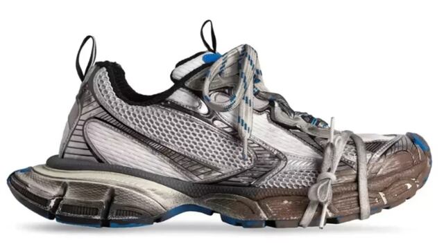 Salen casi 1000 euros y vienen decoradas con barro: cómo son las zapatillas "muddy" de Balenciaga / Foto: Balenciaga