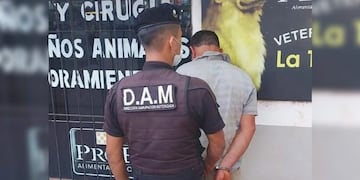 Terminó detenido tras provocar un incendio en Posadas.