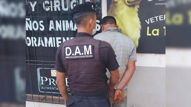 Terminó detenido tras provocar un incendio en Posadas.