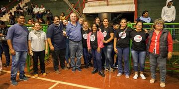 Passalacqua compartió una cena en Puerto Libertad en el marco del 1° de Mayo.