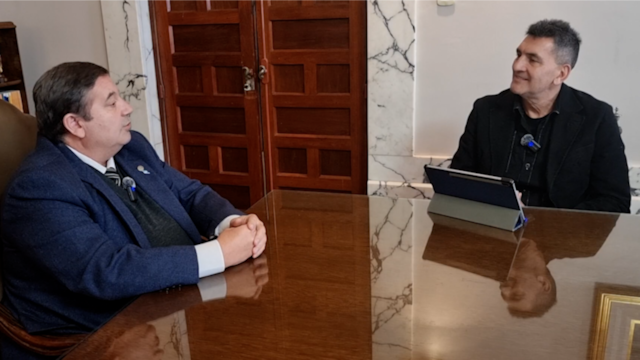 Rector de la Universidad Nacional del Litoral Dr. Enrique Mammarella.