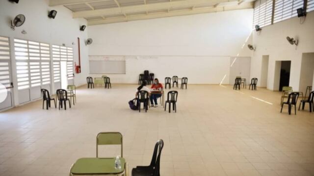 Volvieron a las aulas en la localidad de Frontera, Santa Fe (Foto: La Voz de San Justo)