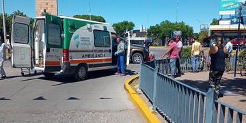 El choque se produjo en la rotonda en el kilómetro cero en General Alvear.