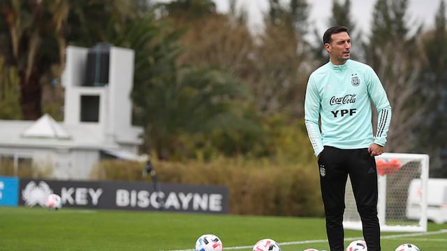 Lionel Scaloni ya cuenta con equipo completo en Ezeiza.