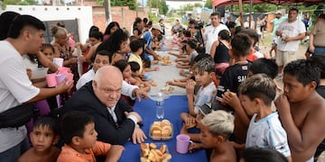 Desde el Ministerio de Desarrollo Social, Federico Masso acompañó la jornada.