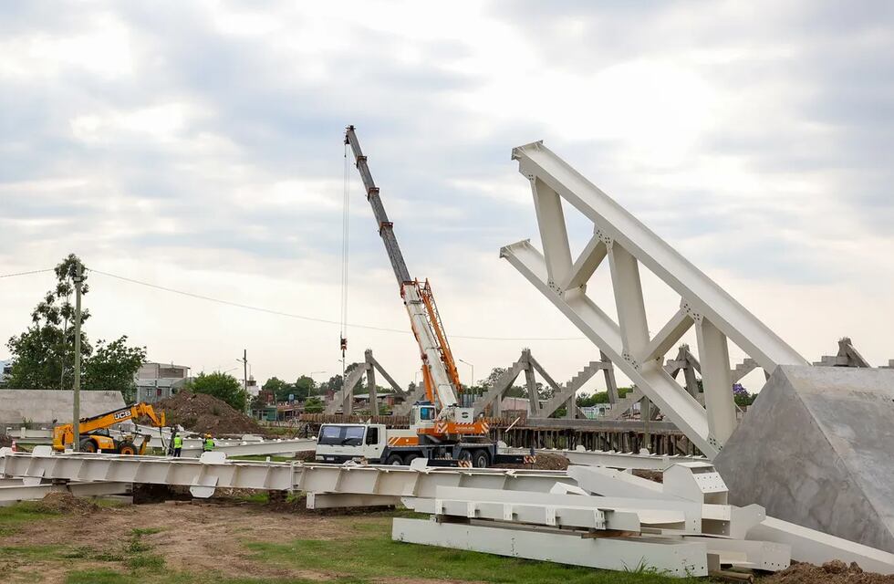 Grandes estructuras dan forma a la futura Ciudad Deportiva, en Jujuy